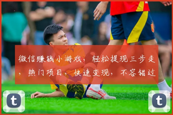 微信赚钱小游戏，轻松提现三步走，热门项目，快速变现，不容错过，体验即赚